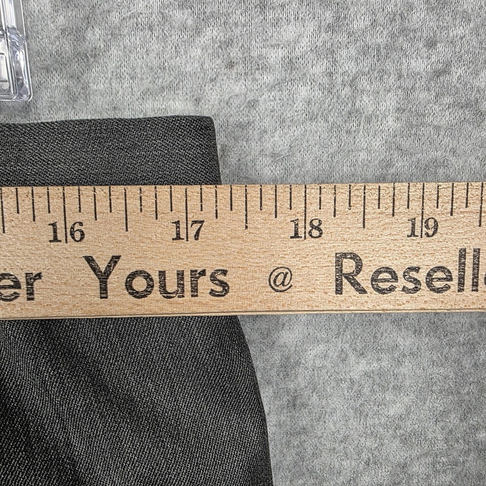 Brooks Brothers Pants Mens 35x30 Gray 346 Wool Dress Flat Front Lined Trousers - Picture 4 of 11